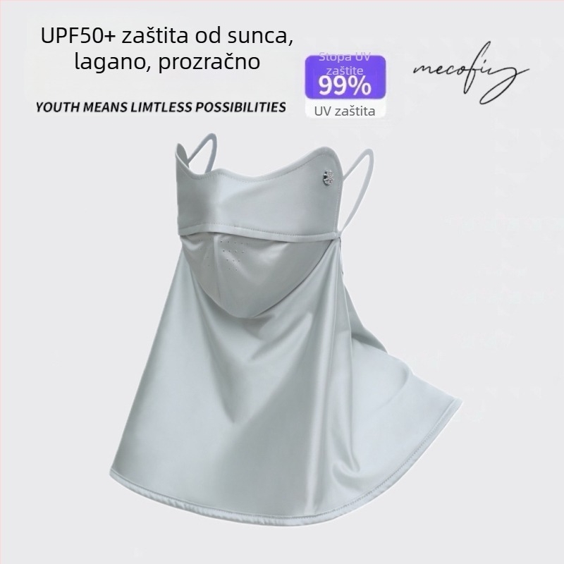 Ljetna 3D maska za vrat s UV zaštitom od Ice Silk materijala za vožnju i biciklizam