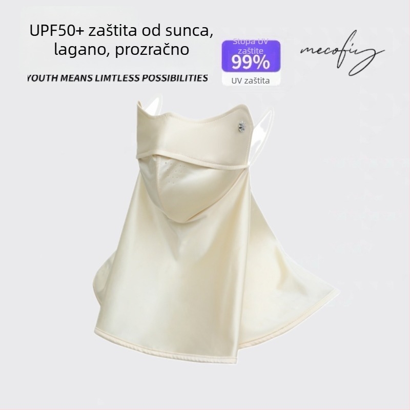 Ljetna 3D maska za vrat s UV zaštitom od Ice Silk materijala za vožnju i biciklizam