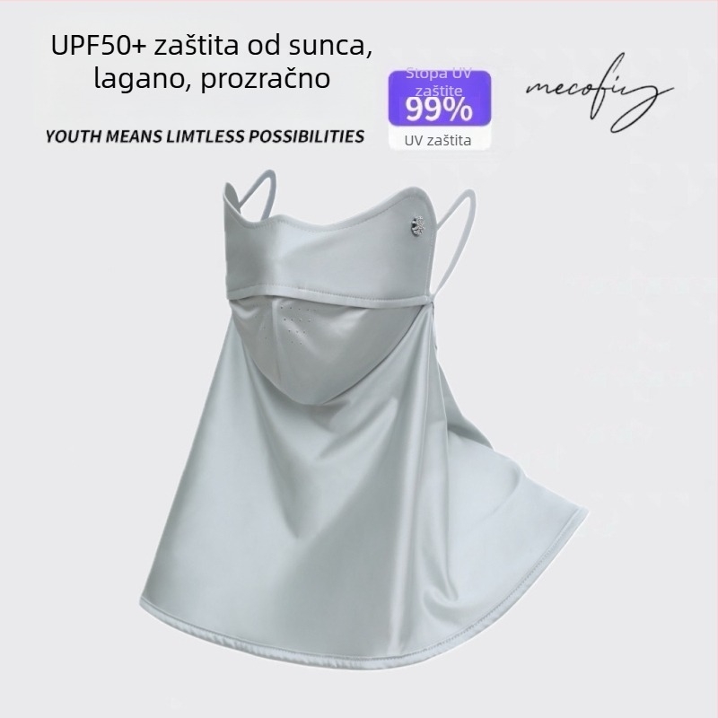 Ljetna 3D maska za vrat s UV zaštitom od Ice Silk materijala za vožnju i biciklizam