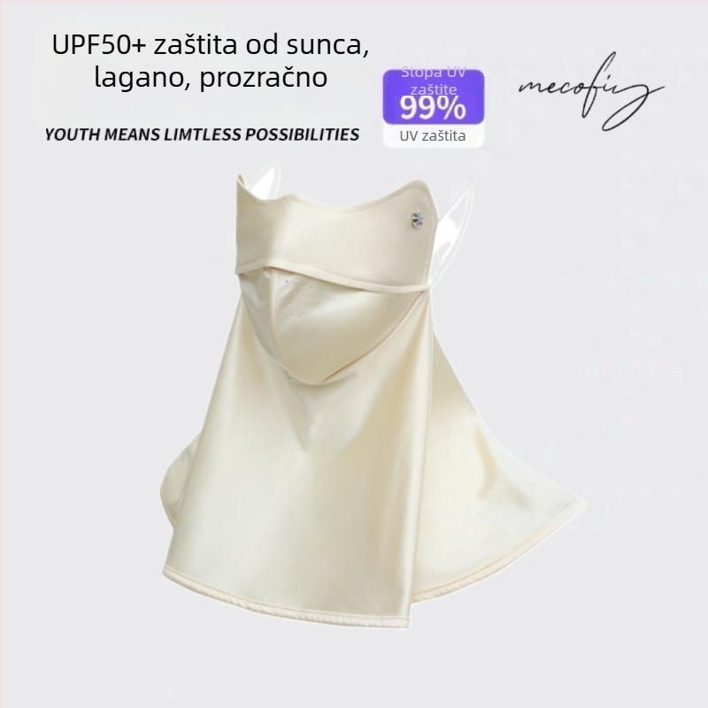 Ljetna 3D maska za vrat s UV zaštitom od Ice Silk materijala za vožnju i biciklizam
