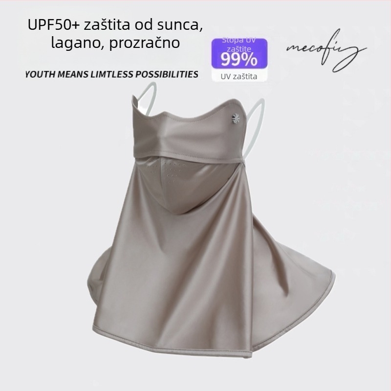 Ljetna 3D maska za vrat s UV zaštitom od Ice Silk materijala za vožnju i biciklizam