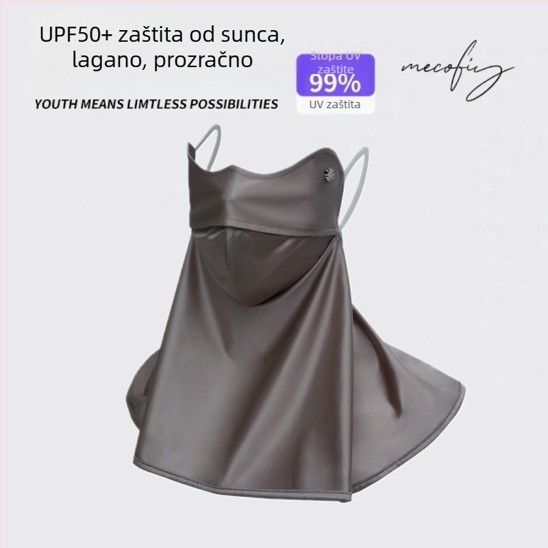 Ljetna 3D maska za vrat s UV zaštitom od Ice Silk materijala za vožnju i biciklizam