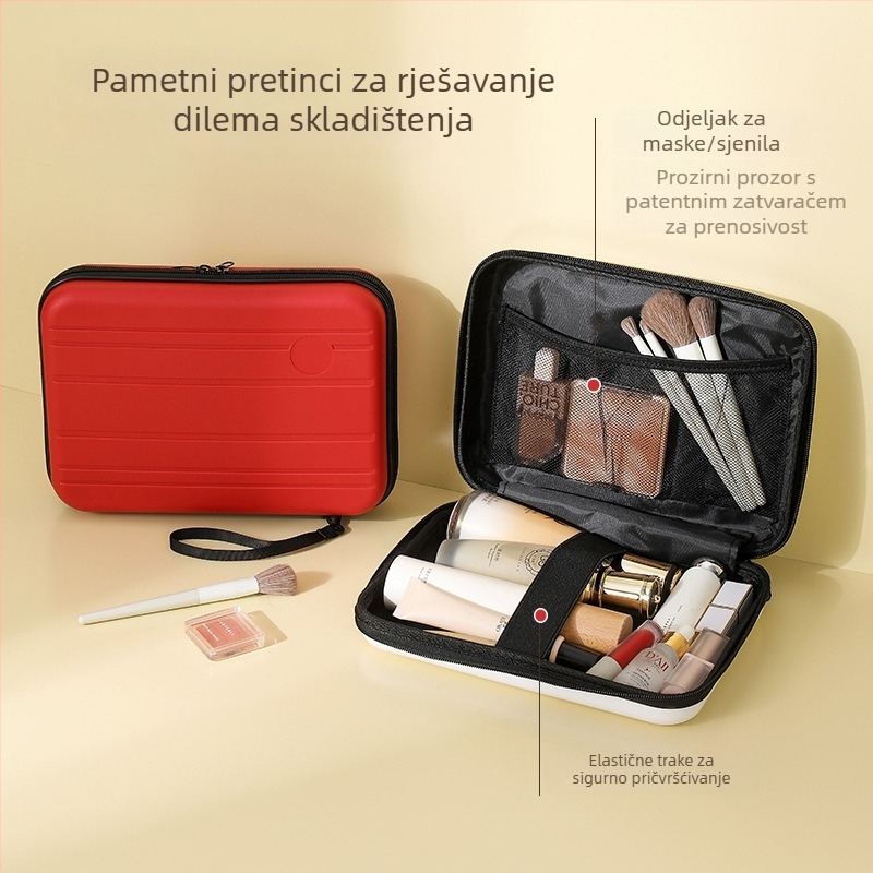 Korejski niche PP kozmetička torbica s mini koferom za putovanje, kompaktno skladištenje, moderan stil