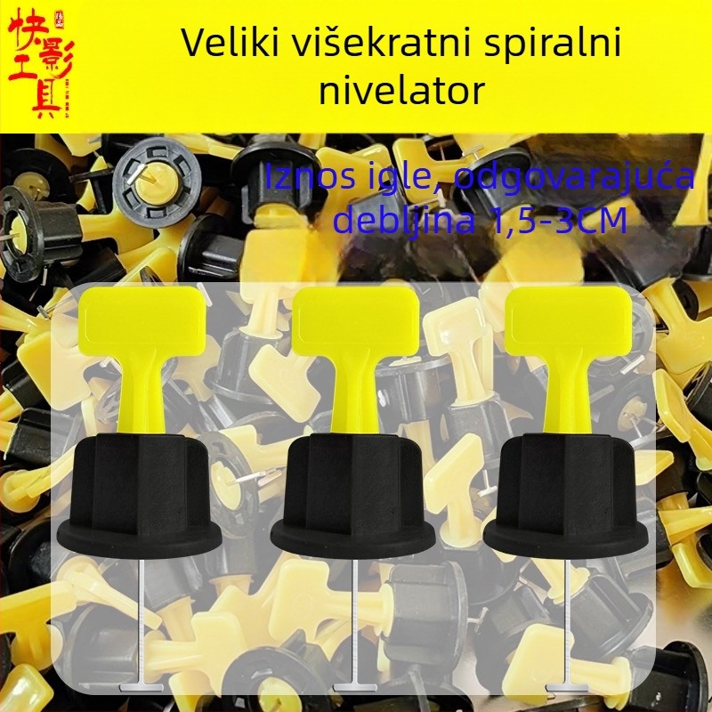 Alat za niveliranje mramornih pločica s debelom i produženom čeličnom iglom – alat za postavljanje kamena