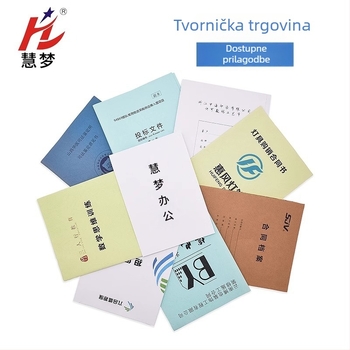 A5 termo ljepiva omotnica za dokumente, bijelo tijelo, prozirna korica, 2-15 mm debljine, uvezano u knjigu