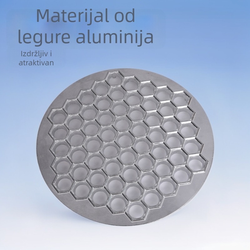 Aluminijska kalupa za knedle, 61 rupa – kuhinjski alat
