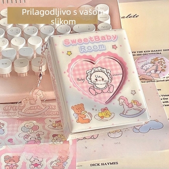 Mikko suradnja: 3 inča kartični album s jednim redom za Polaroid fotografije mačjih idola