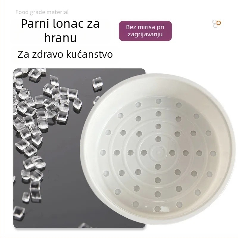Midea/Supor rešetka za paru za rižar, plastična posuda za paru, 3L–5L, dodaci