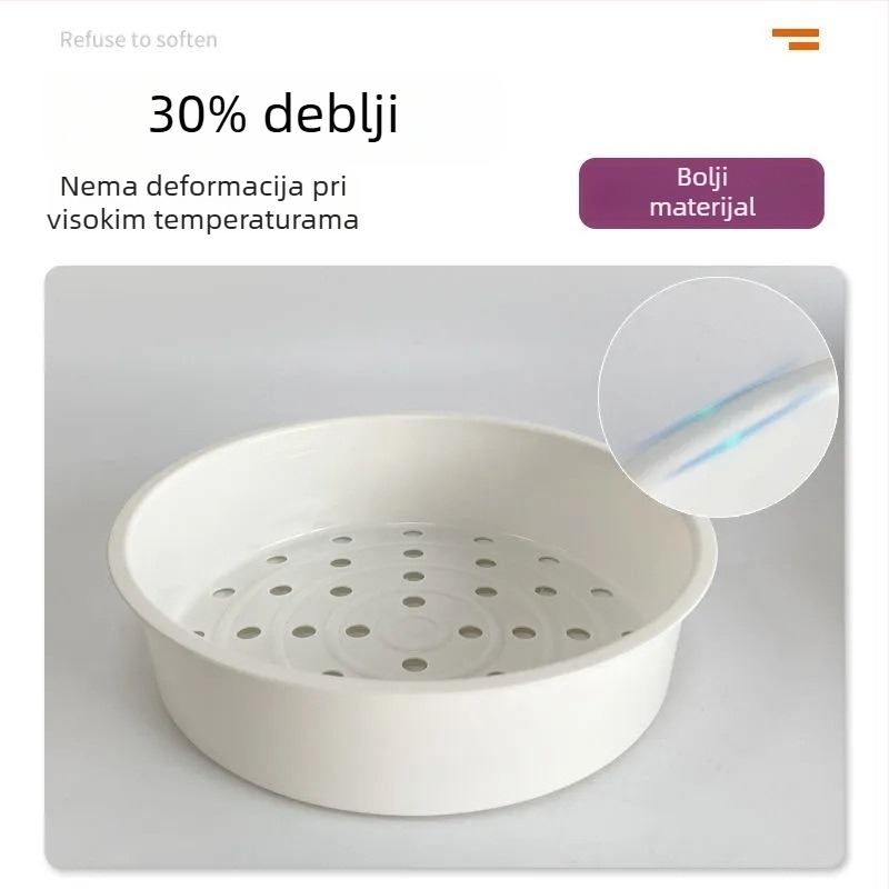 Midea/Supor rešetka za paru za rižar, plastična posuda za paru, 3L–5L, dodaci