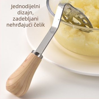 Nehrđajući čelični alat za dječju hranu — kućni gnječ za krumpire i pire