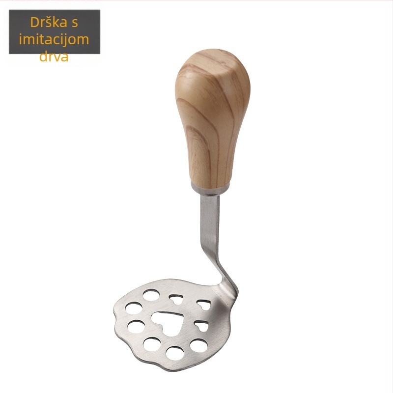 Nehrđajući čelični alat za dječju hranu — kućni gnječ za krumpire i pire