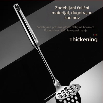 304 nehrđajući čelik, prehrambene kvalitete, gnječilica za bebinu hranu, pritiskač i usitnjivač za pire krumpira