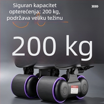 Automatski kolut za trbušnjake s podrškom za laktove — kućni fitness uređaj za vježbanje trbušnih mišića