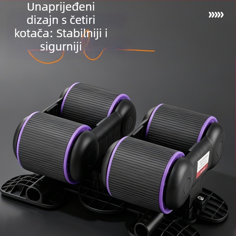 Automatski kolut za trbušnjake s podrškom za laktove — kućni fitness uređaj za vježbanje trbušnih mišića