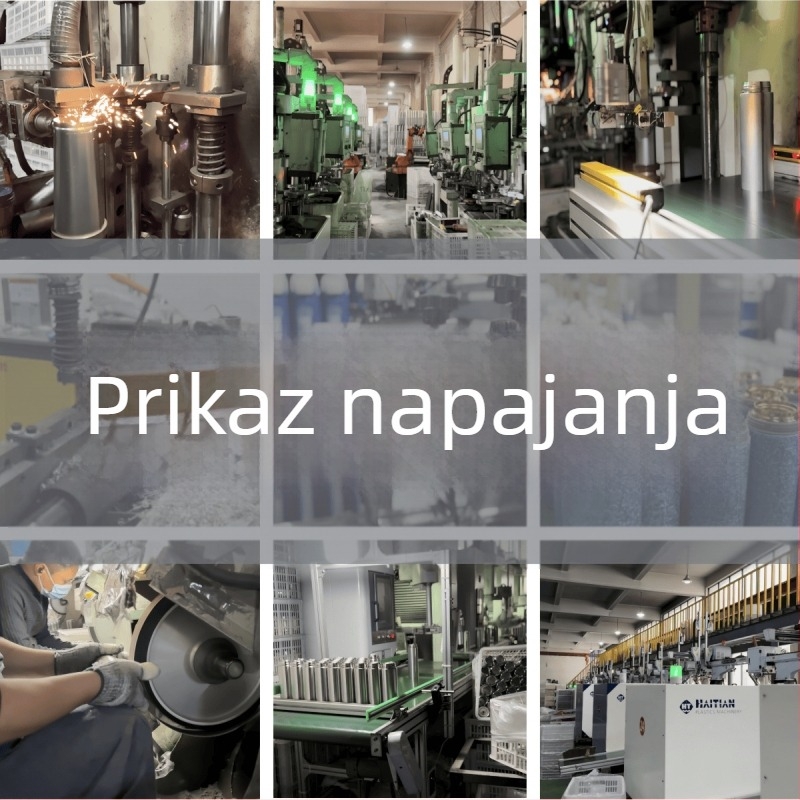 Termos čaša od 316 nerđajućeg čelika, velika zapremina, prijenosna za ured, dom i vanjske aktivnosti