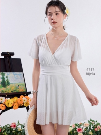 2026 Sakura Dance Ženski jednodijelni kupaći kostim sa suknjicom, plus veličina