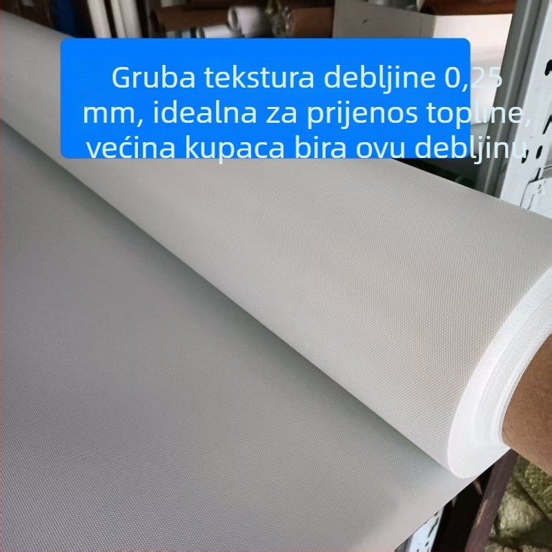 1 m široka, 0,25 mm debela podloga za glačanje za fuse beads, debeljena, višekratno upotrebljiva, s teflonskim premazom