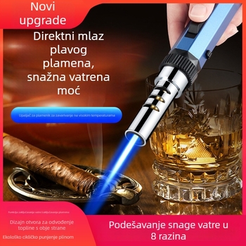 Metalni zapaljka za vanjski roštilj otporan na vjetar, butan, mogućnost prilagodbe logotipa