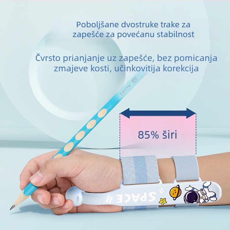 Treće generacije korektor zapešća za pravilno držanje olovke kod djece koja počinju pisati