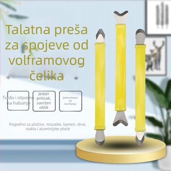 Profesionalni alat za brtvljenje fuge za unutarnje i vanjske kutove, alat za skrapanje fuge, pritiskivač rubova pločica, fuge od wolfram čelika