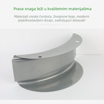 Prilagodljiva zidna držač za vodovodnu cijev od željeza za vrt, premaz od spreja plastike