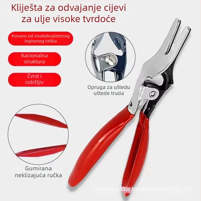 Klešta za razdvajanje uljne cijevi i uklanjanje crijeva, alat za demontažu vodovodnih cijevi automobila