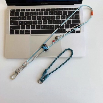 Slatka privjesak za telefon s voskom konopom, anti-gubitak, izdržljiv, kratka ručica ili crossbody remen