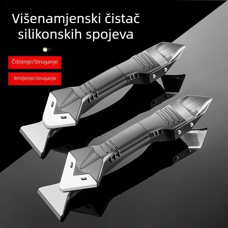 Novo alatom za silikon za staklo: spatula s konkavnim kutom za brtvljenje i završno oblikovanje fuge