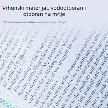 Bombon boje B5 vertikalni prozirni folder za umetke, PP vodootporan za uredske dokumente