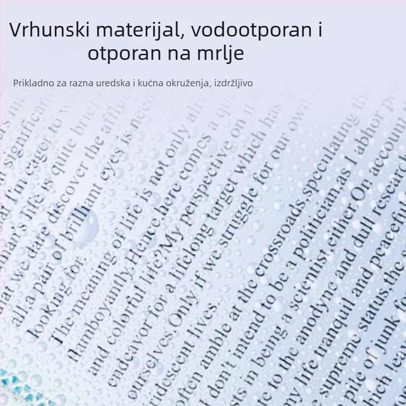 Bombon boje B5 vertikalni prozirni folder za umetke, PP vodootporan za uredske dokumente