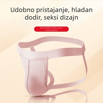 Muški thong od ice silk, niski struk, prozračan, brzo sušenje