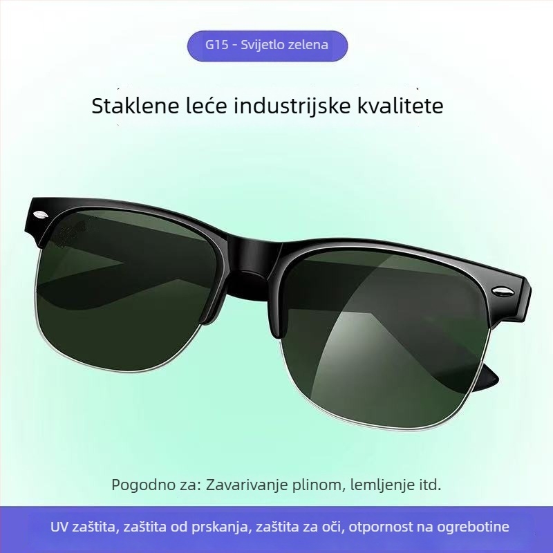 Zaštitne naočale za zavarivanje s UV zaštitom, anti-refleksijom i zaštitom od sub-arc zračenja