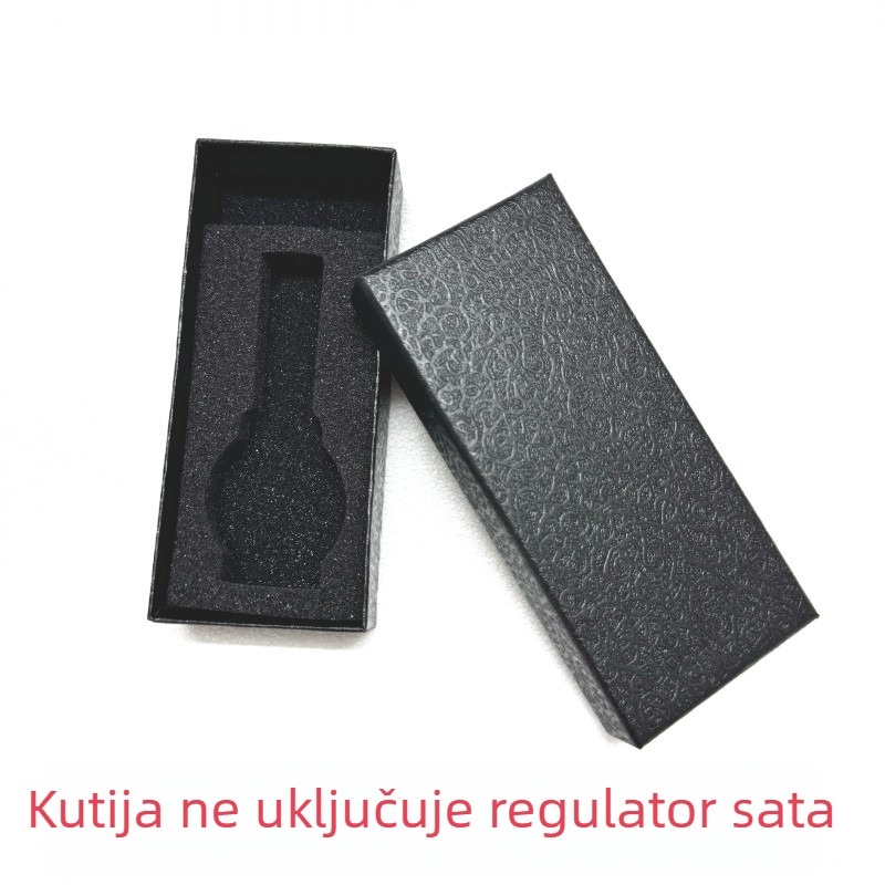 Pravokutna kutija za satove s motivom ruže, dimenzije 6,5 × 15 cm, kutija za pakiranje nakita, prostor za alat za podešavanje sata