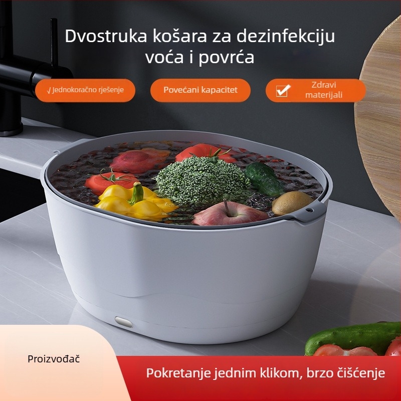 Električni koš za pranje povrća i voća