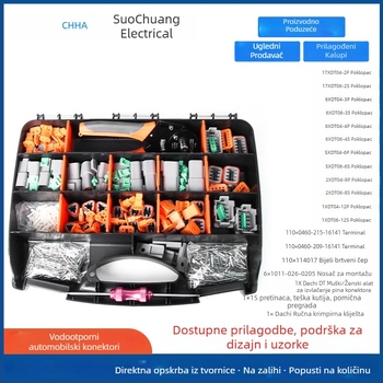 DT Series vodootporni automobilski konektori set s ručnim alatom za krimpanje