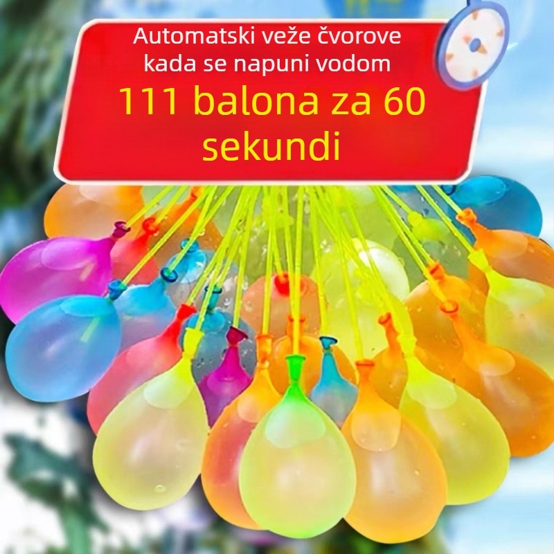 Brzo punjivi vodeni baloni za djecu, mini vodeni pištolj i vodene bombe