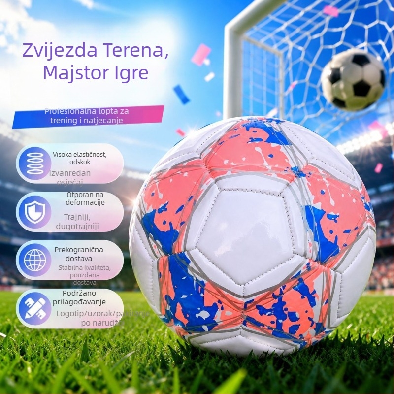 Nogomet veličine 5 s prilagodljivim logom za vanjske treninge i utak, mašinsko šiveno