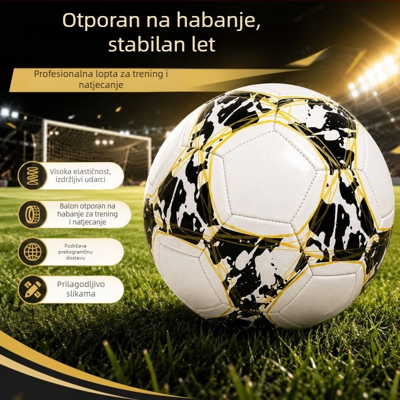 Nogomet veličine 5 s prilagodljivim logom za vanjske treninge i utak, mašinsko šiveno