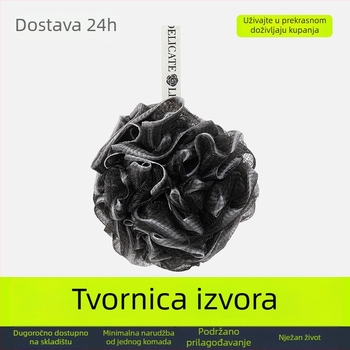 Kuglica za kupanje, stilna, izuzetno pahuljasta 80 g, extra velika za muškarce, nježna prema koži