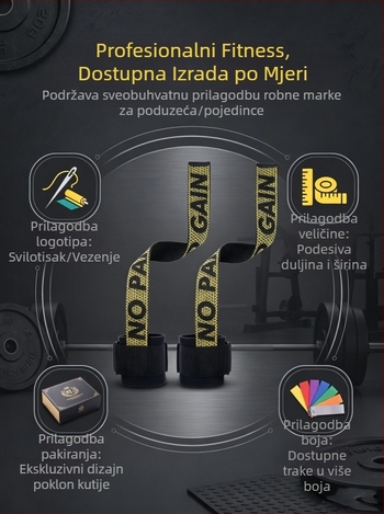 Muške zglobne trake za fitness, zaštita zgloba, trake za hvatanje, rukavice za fitness i dizanje utega s protukliznim gripom