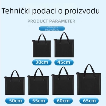 Vodootporna torba za opremu za ribolov s ručkom, sklopiva prijenosna torba za skladištenje opreme za ribolov