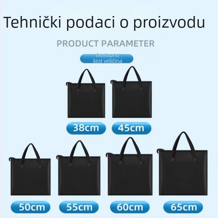 Vodootporna torba za opremu za ribolov s ručkom, sklopiva prijenosna torba za skladištenje opreme za ribolov