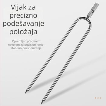 Nerezni čelični nosač štapa za ribolov — univerzalni višesmjerni držač štapa