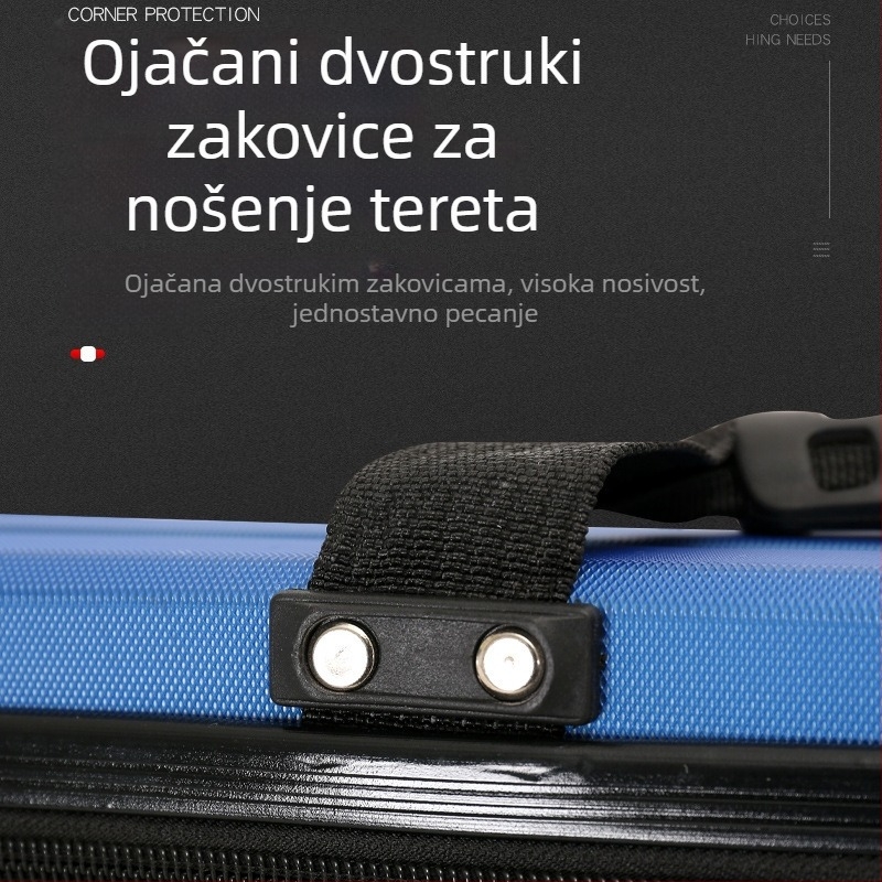 Torba za štapove s čvrstim kućištem, lagana i s velikim kapacitetom, višenamjenska za vanjski ribolov dugih štapova.