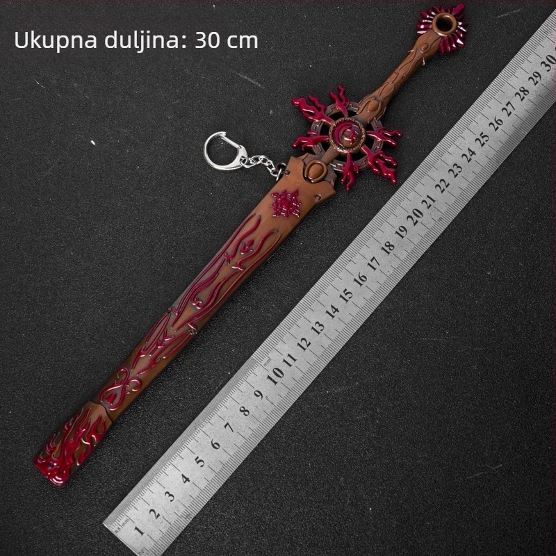 Figura od legure: Mač Time-Wheel iz Pili Puppet Show — dekorativna figura kao poklon
