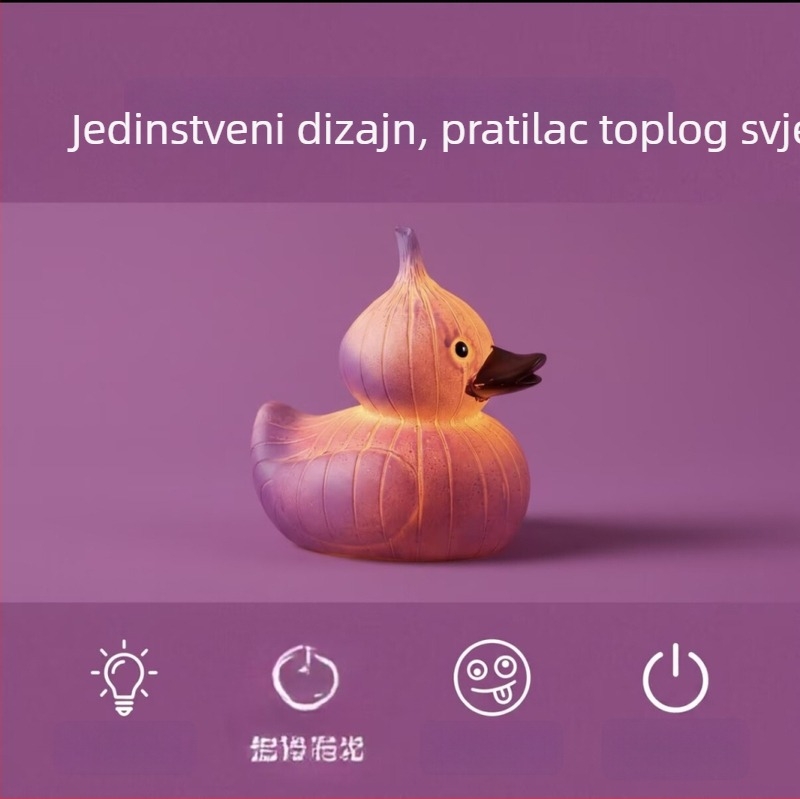 Sjajna patka od smole – ukras za vrt i dom