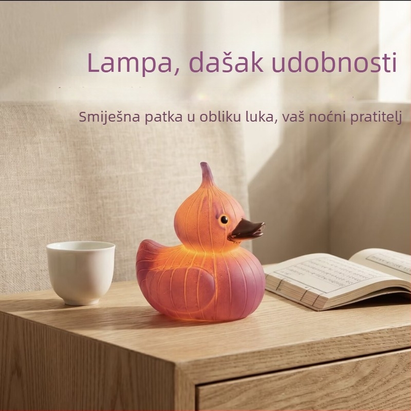 Sjajna patka od smole – ukras za vrt i dom