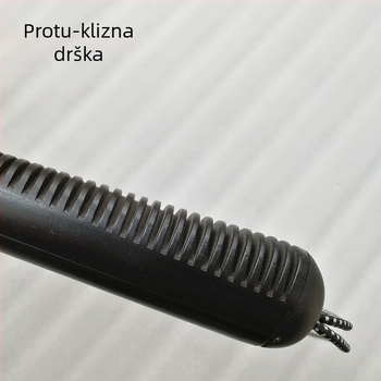 Monolitna mreža za ribolov od aluminijskog legura s ultra kratkom drškom – za ribolov na ledu i u struji