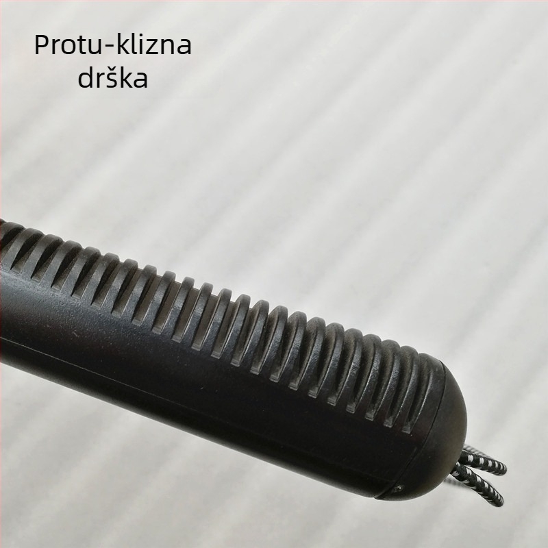 Monolitna mreža za ribolov od aluminijskog legura s ultra kratkom drškom – za ribolov na ledu i u struji
