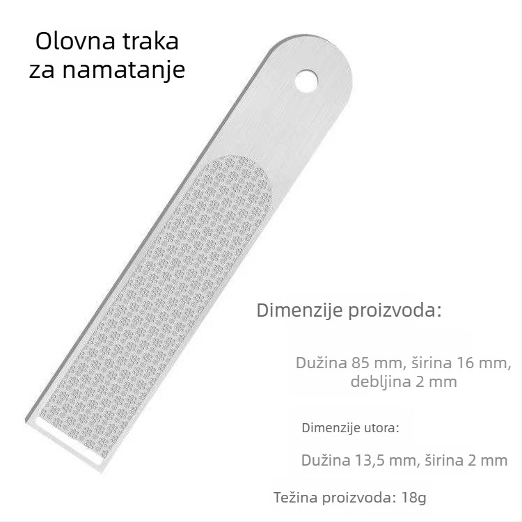 Nehrđajući čelik valjkasta ploča za opremu za ribolov, deblja, utor, mali dodaci